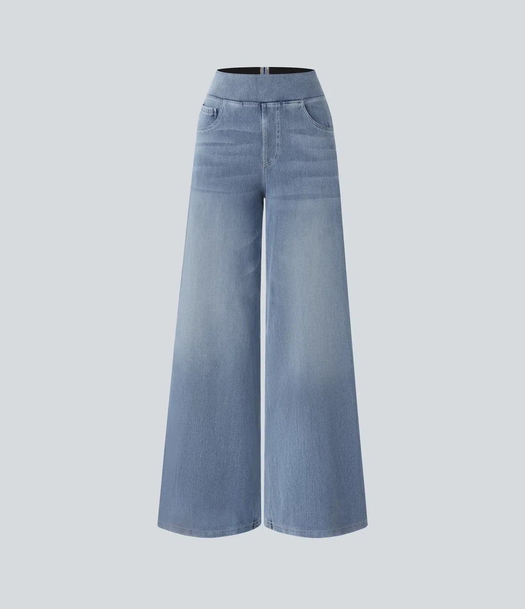 WW | Women's High-Waisted Elastic Trousers