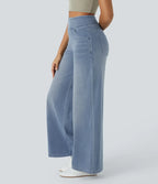 WW | Women's High-Waisted Elastic Trousers