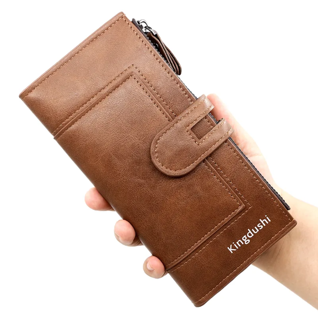 Stylish Long Leather Wallet | Functional and Chic