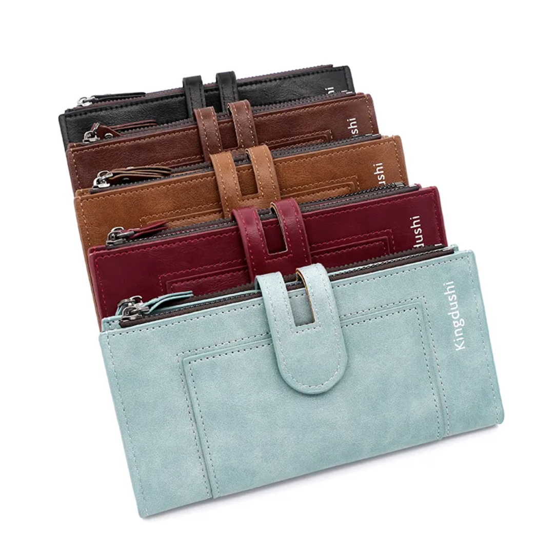Stylish Long Leather Wallet | Functional and Chic