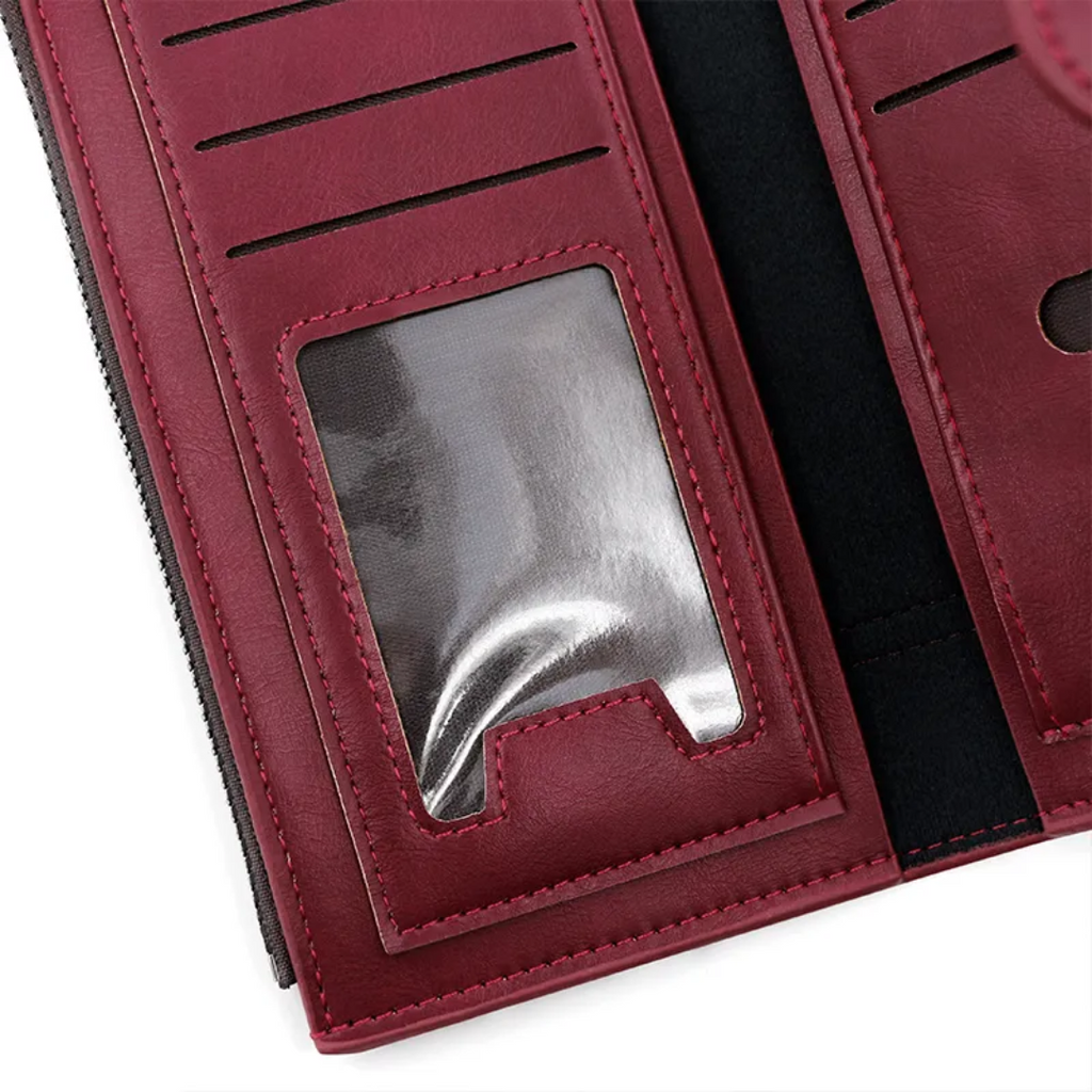 Stylish Long Leather Wallet | Functional and Chic