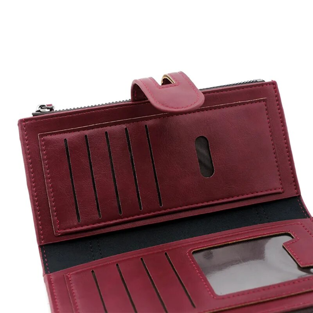 Stylish Long Leather Wallet | Functional and Chic