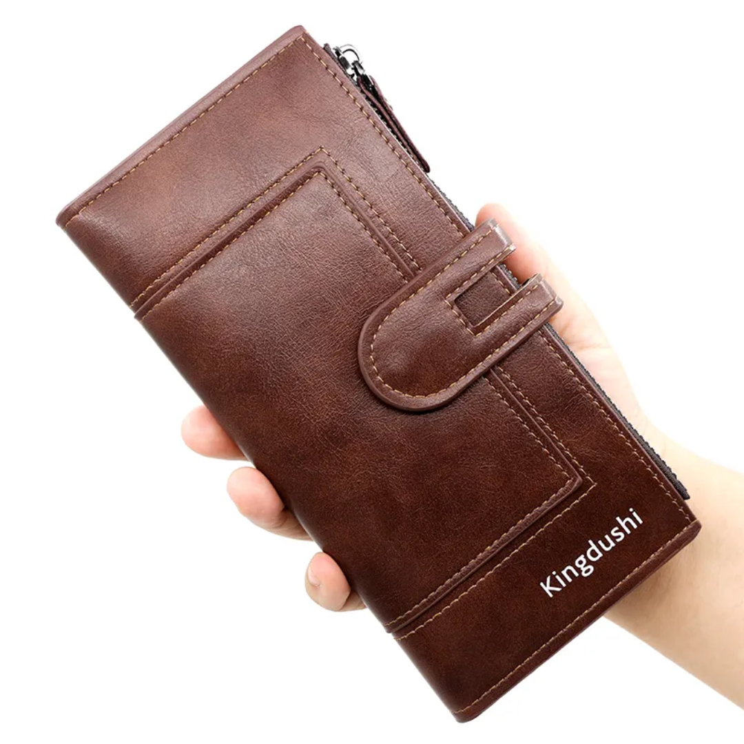 Stylish Long Leather Wallet | Functional and Chic