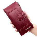 Stylish Long Leather Wallet | Functional and Chic
