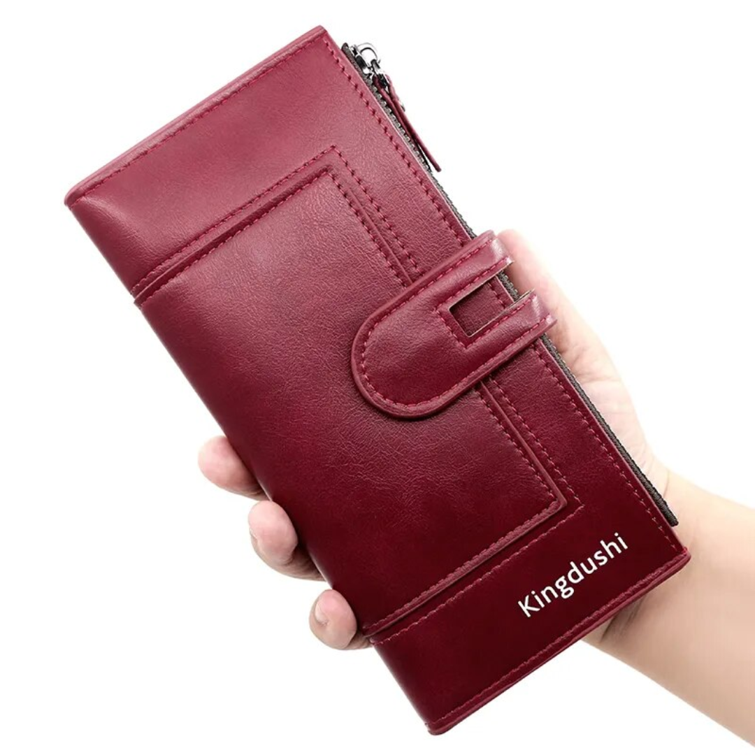 Stylish Long Leather Wallet | Functional and Chic