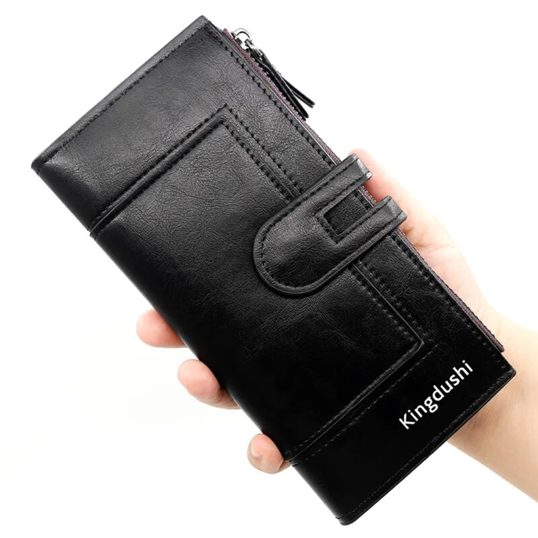 Stylish Long Leather Wallet | Functional and Chic