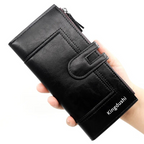 Stylish Long Leather Wallet | Functional and Chic