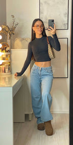 Lara | Stylish & Comfortable Low-Rise Stretch Denim Jeans