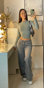 Lara | Stylish & Comfortable Low-Rise Stretch Denim Jeans