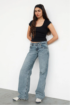 Lara | Stylish & Comfortable Low-Rise Stretch Denim Jeans