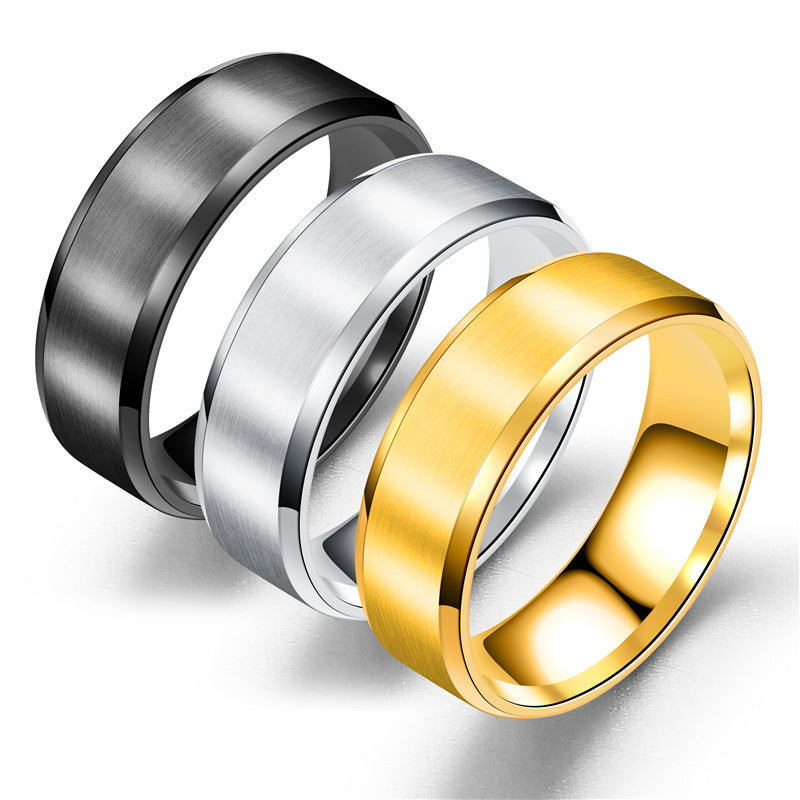 Lars | Sleek Stainless Steel Ring for Men