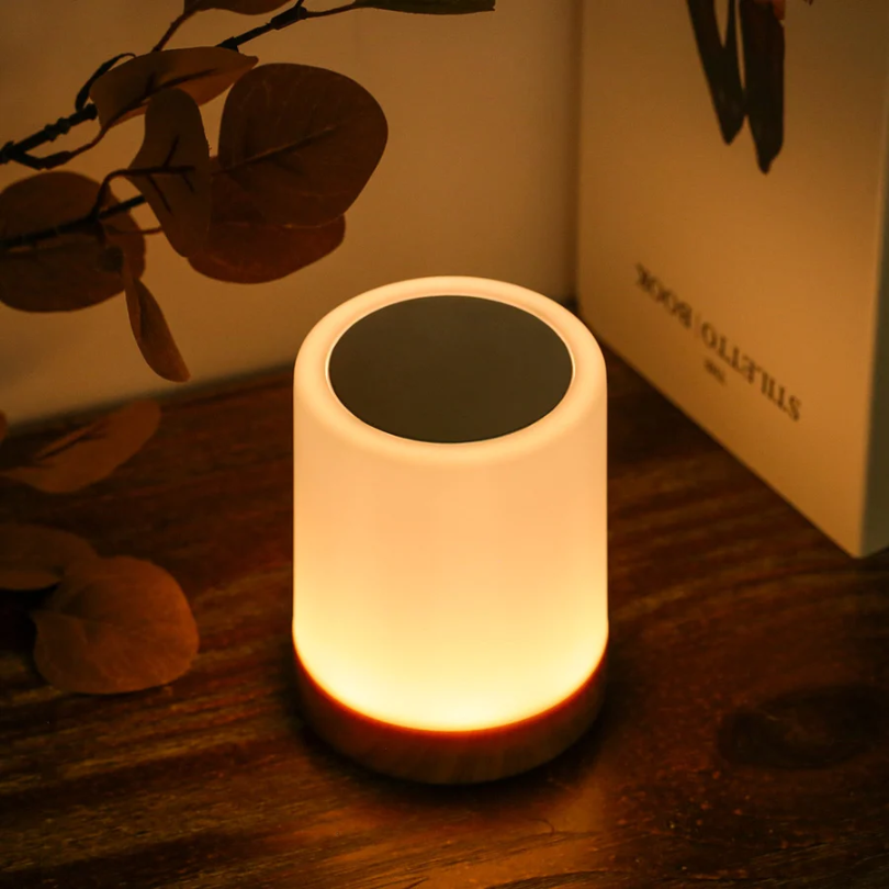 Contemporary LuxeTouch Night Light with Dynamic Lighting Effects