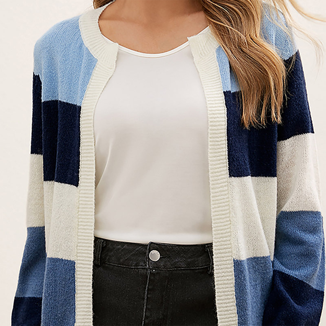 Striped Lightweight Cardigan