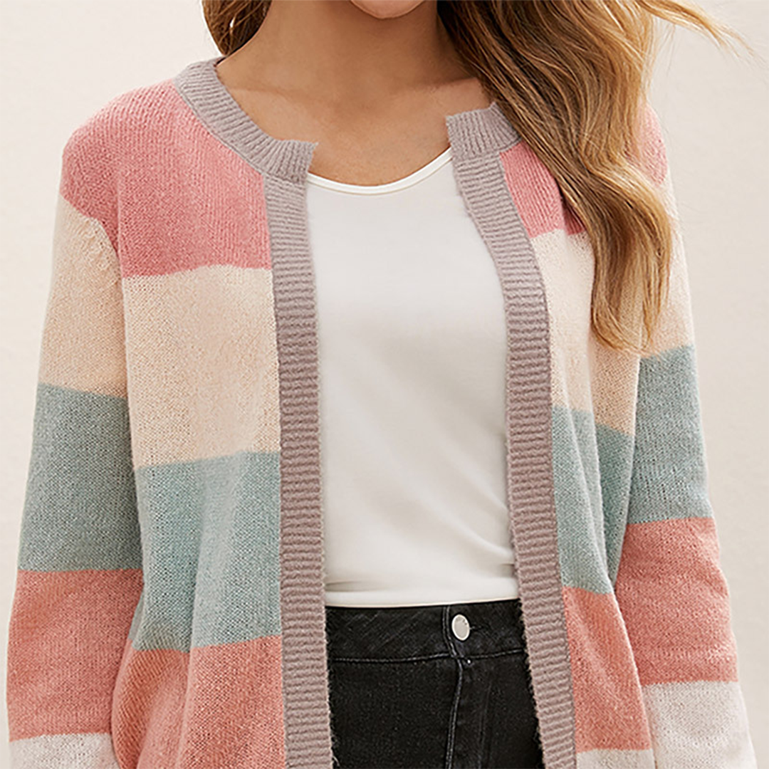 Striped Lightweight Cardigan