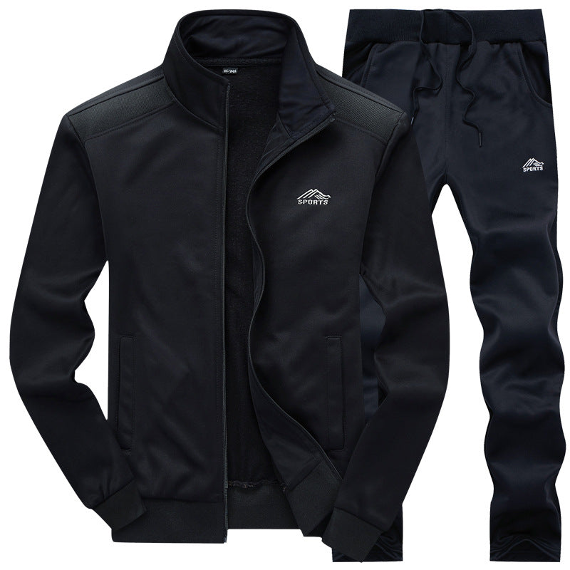 Liam | Men's Fleece Tracksuit Featuring a Stylish Collar