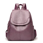 Isabella Classic Leather Backpack for Women
