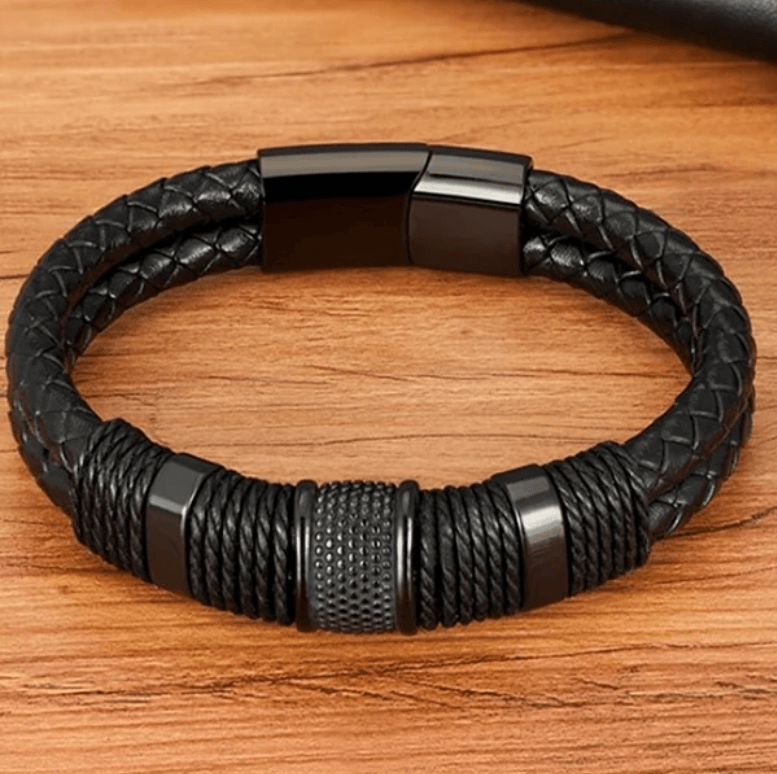 Lina | Handcrafted Woven Leather Bracelet