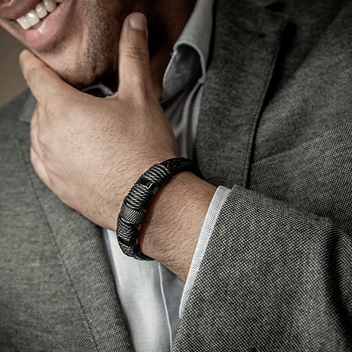 Lina | Handcrafted Woven Leather Bracelet