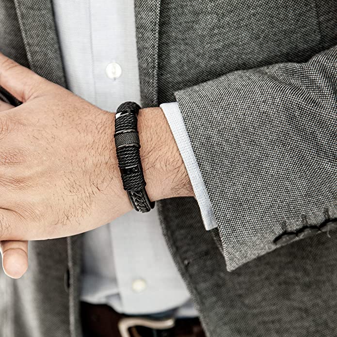 Lina | Handcrafted Woven Leather Bracelet