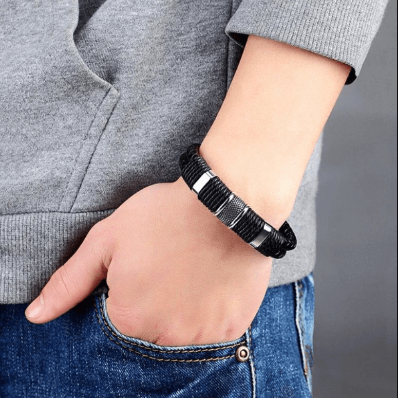 Lina | Handcrafted Woven Leather Bracelet