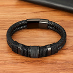 Lina | Handcrafted Woven Leather Bracelet
