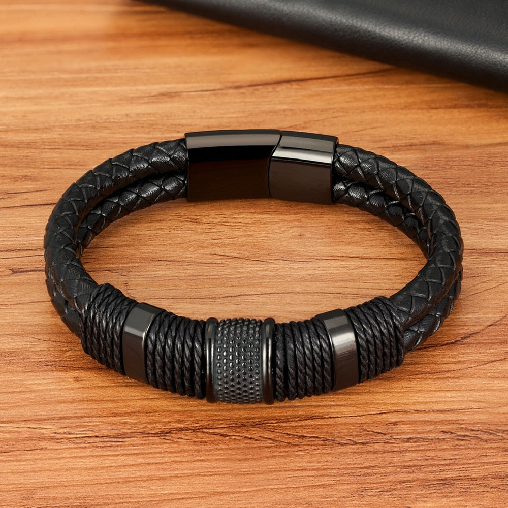 Lina | Handcrafted Woven Leather Bracelet