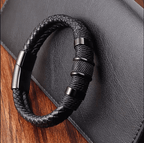 Lina | Handcrafted Woven Leather Bracelet