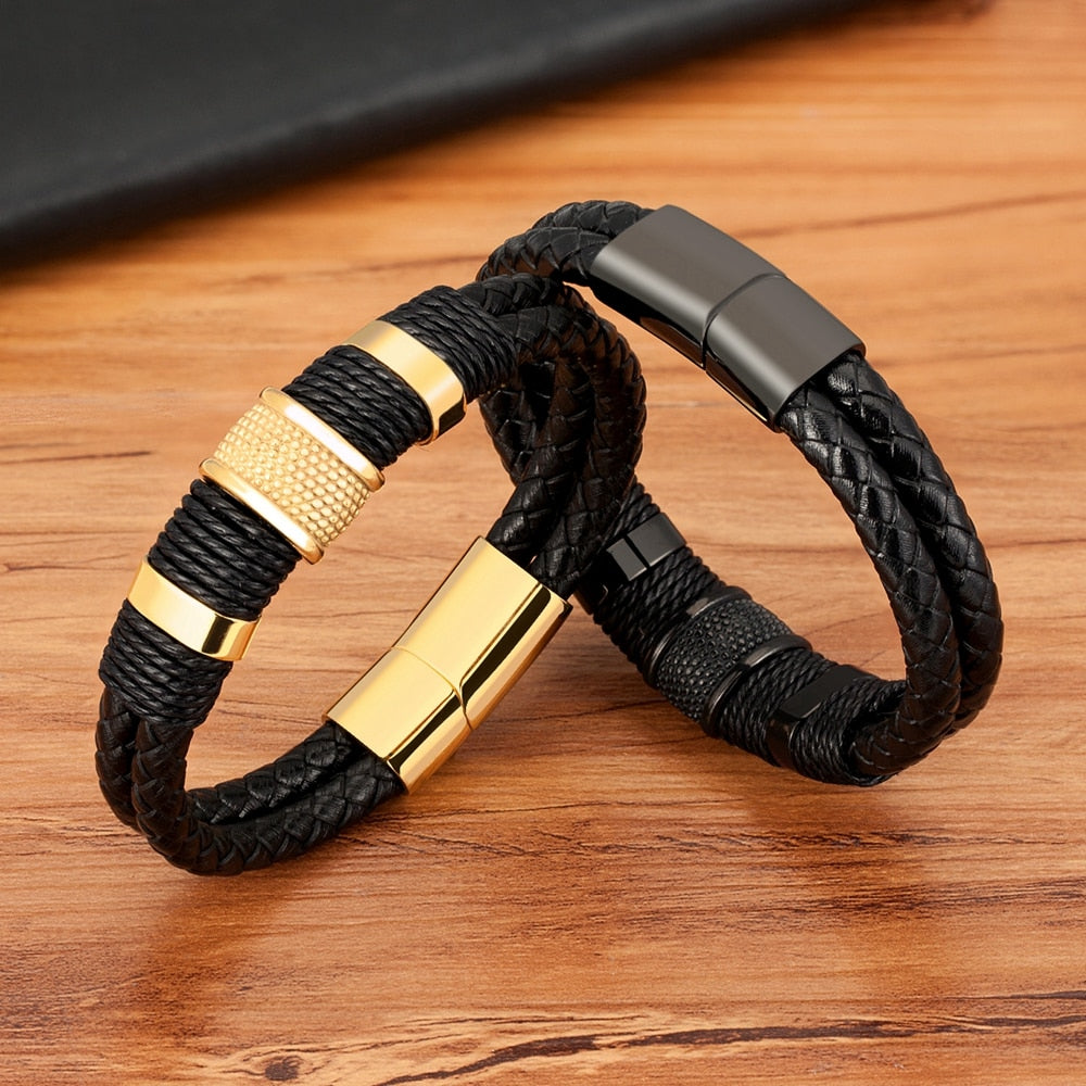 Lina | Handcrafted Woven Leather Bracelet