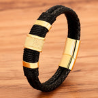 Lina | Handcrafted Woven Leather Bracelet
