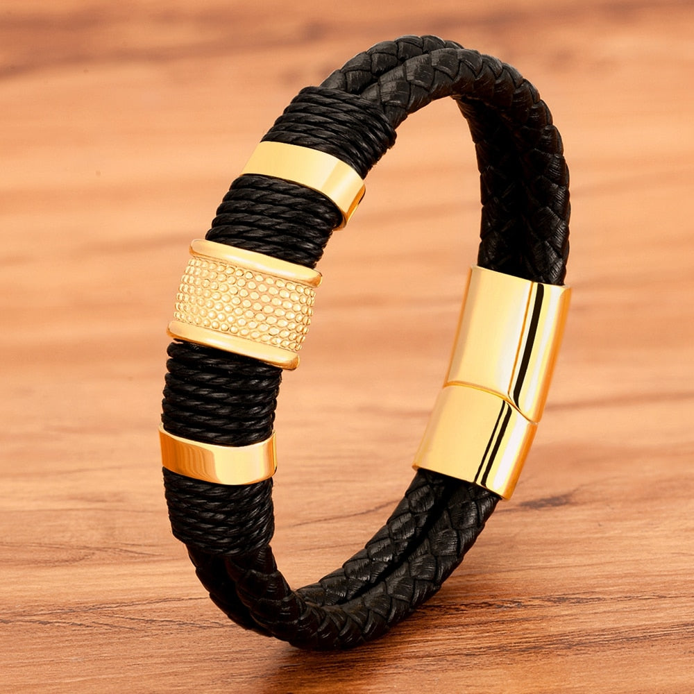 Lina | Handcrafted Woven Leather Bracelet