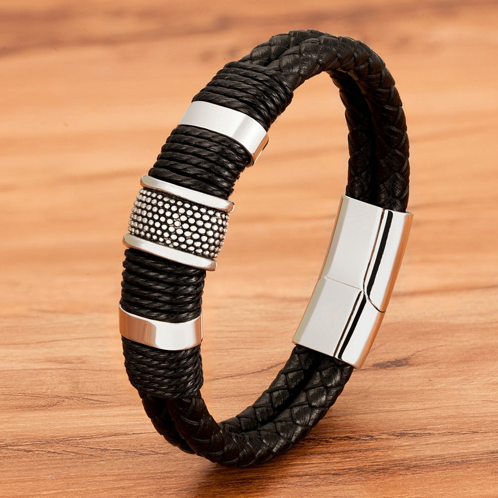 Lina | Handcrafted Woven Leather Bracelet