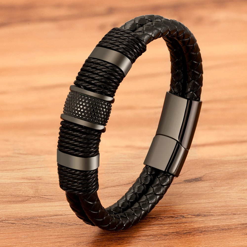 Lina | Handcrafted Woven Leather Bracelet