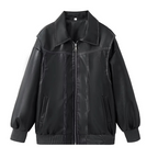 Linde | Classic Leather Bomber Jacket
