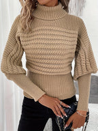 Lise | Classic Knit Turtleneck Sweater