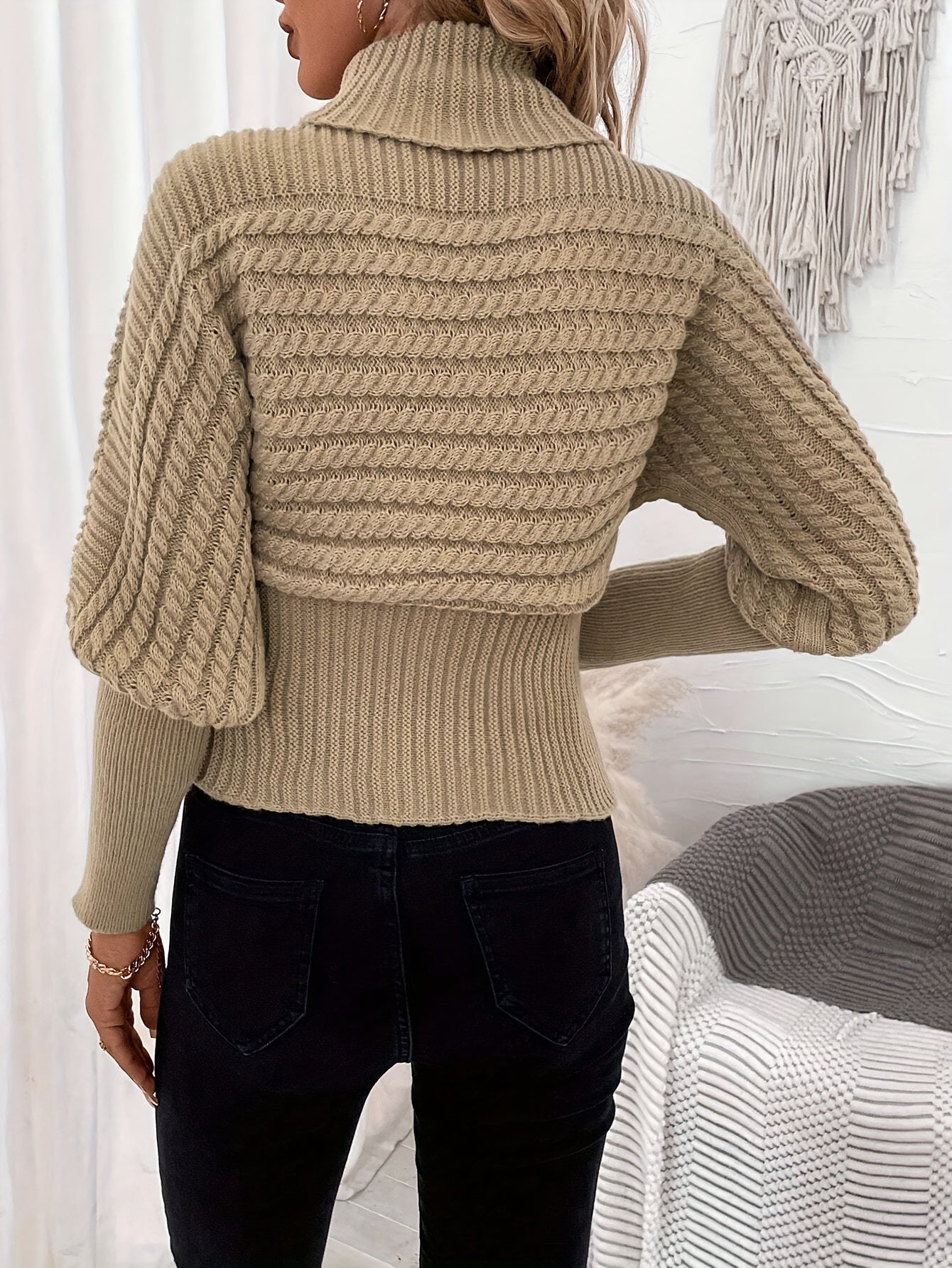 Lise | Classic Knit Turtleneck Sweater