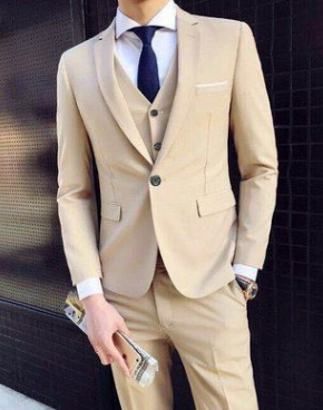 Loek | Men's 3-Piece Suit Set: Blazer, Waistcoat, and Trousers