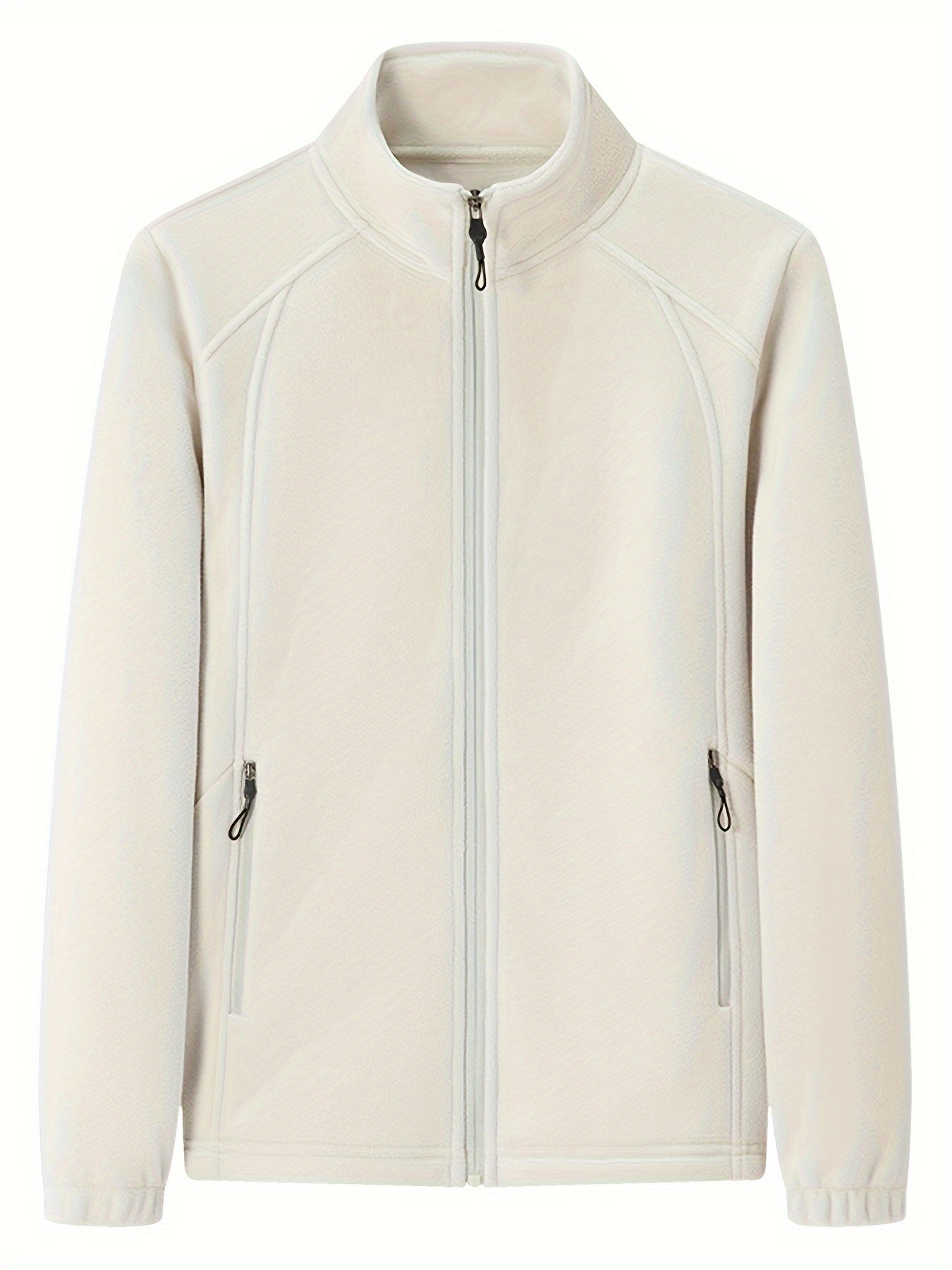 Loes | Cozy Solid-Colored Outdoor Jacket with High Collar