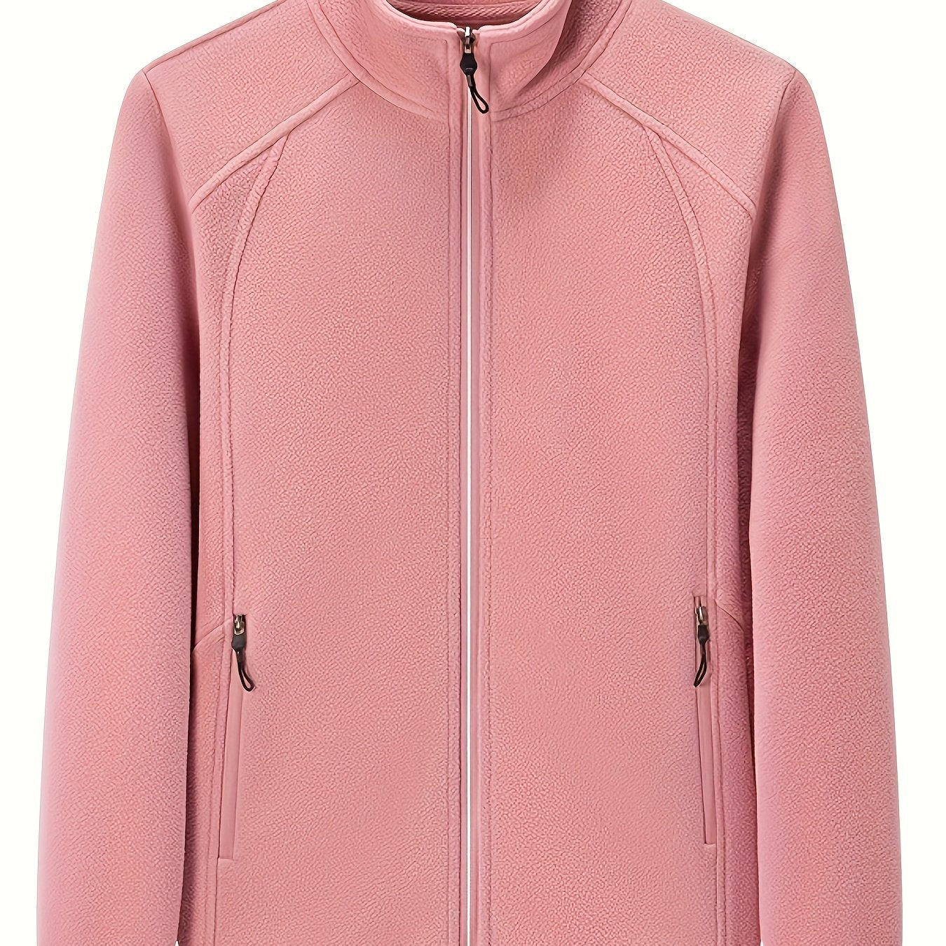 Loes | Cozy Solid-Colored Outdoor Jacket with High Collar