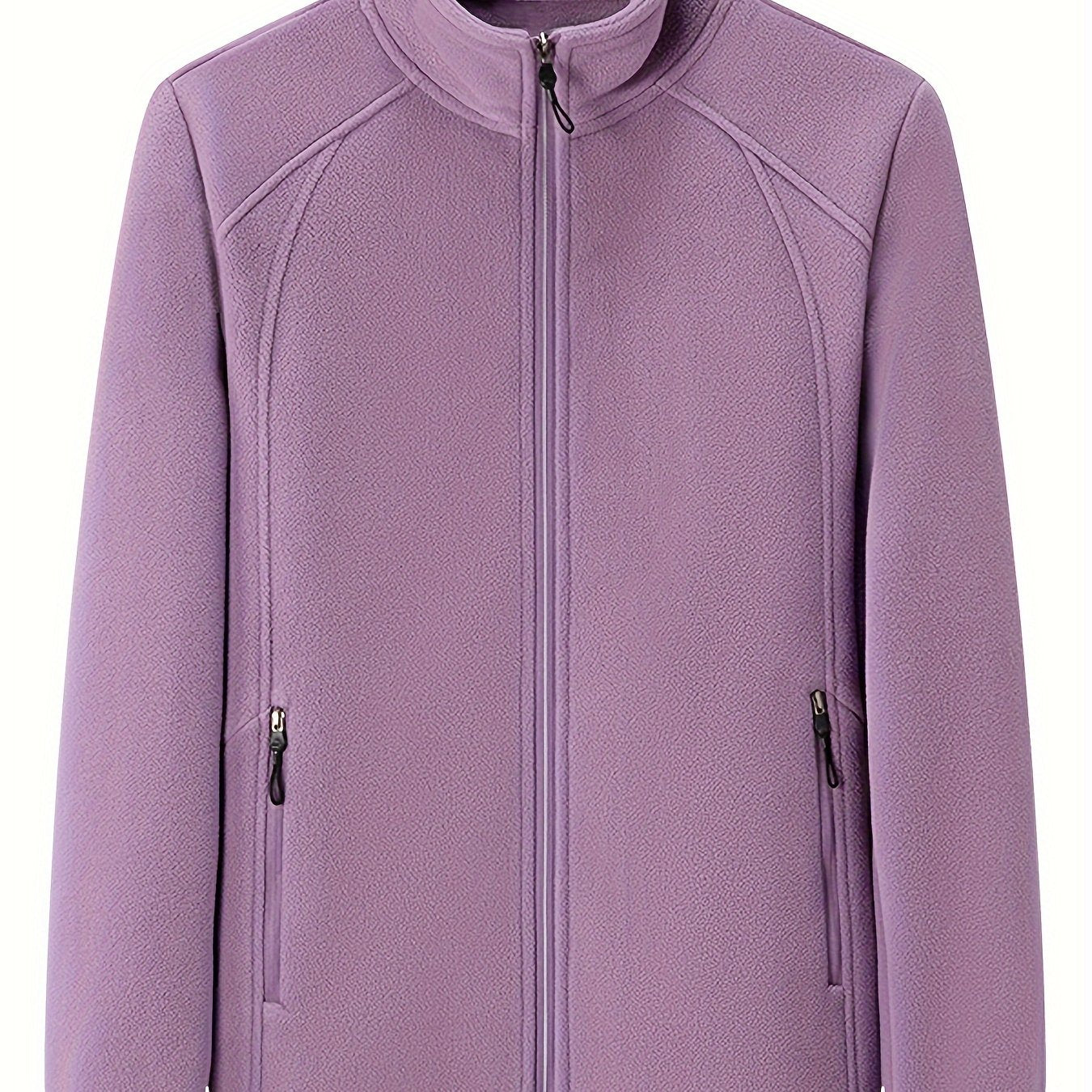Loes | Cozy Solid-Colored Outdoor Jacket with High Collar