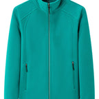 Loes | Cozy Solid-Colored Outdoor Jacket with High Collar