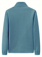 Loes | Cozy Solid-Colored Outdoor Jacket with High Collar