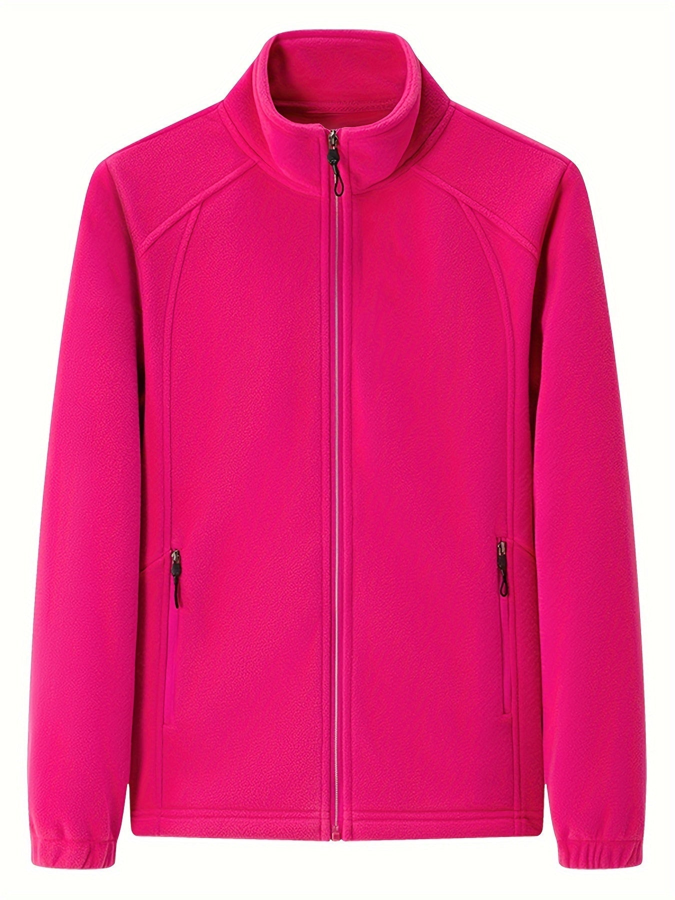 Loes | Cozy Solid-Colored Outdoor Jacket with High Collar
