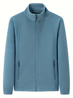 Loes | Cozy Solid-Colored Outdoor Jacket with High Collar