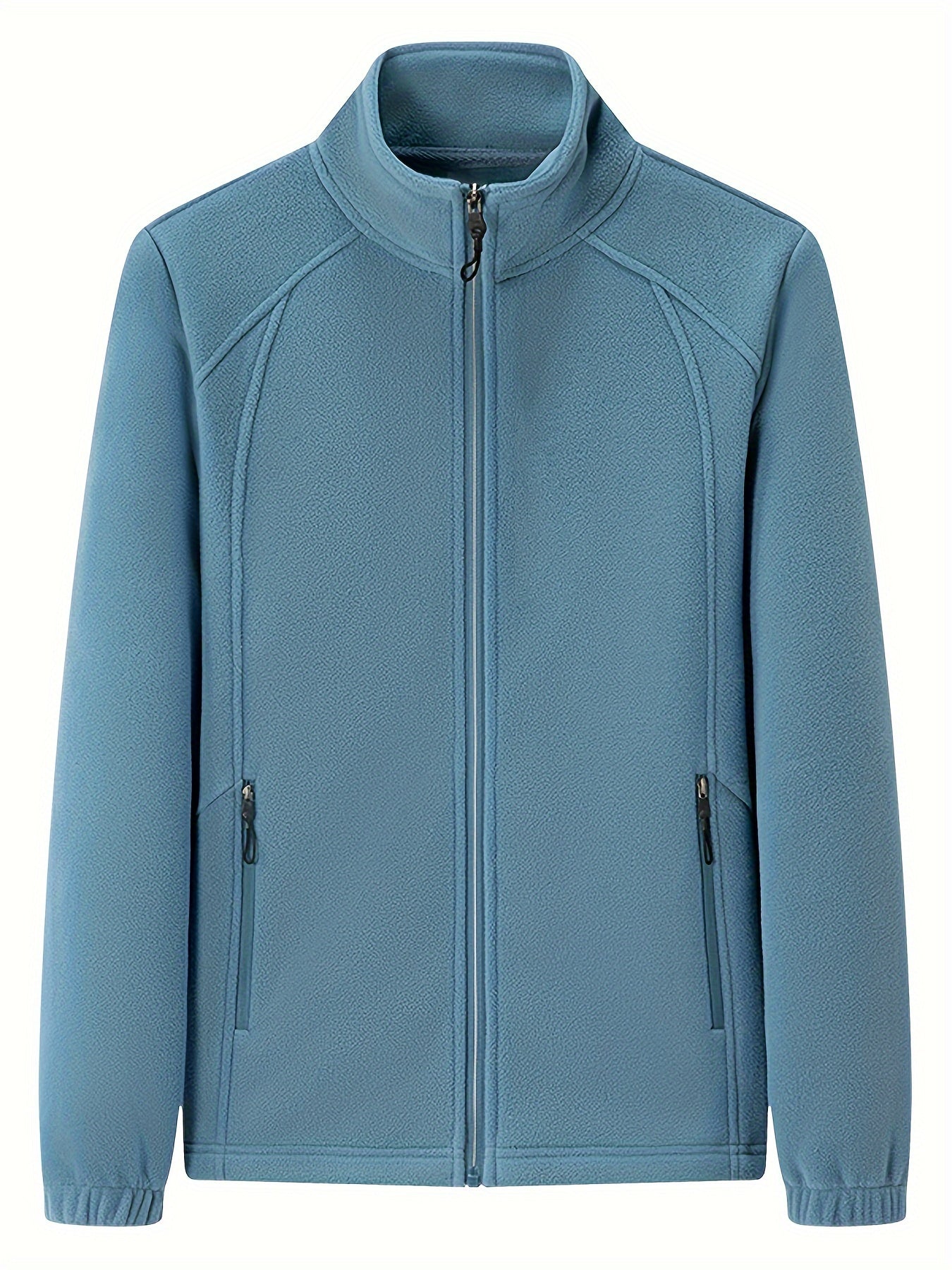 Loes | Cozy Solid-Colored Outdoor Jacket with High Collar