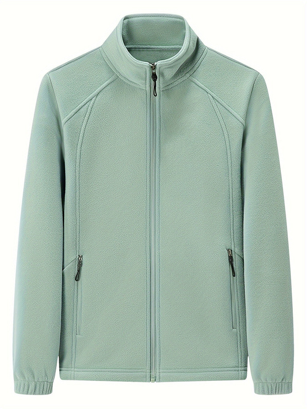 Loes | Cozy Solid-Colored Outdoor Jacket with High Collar