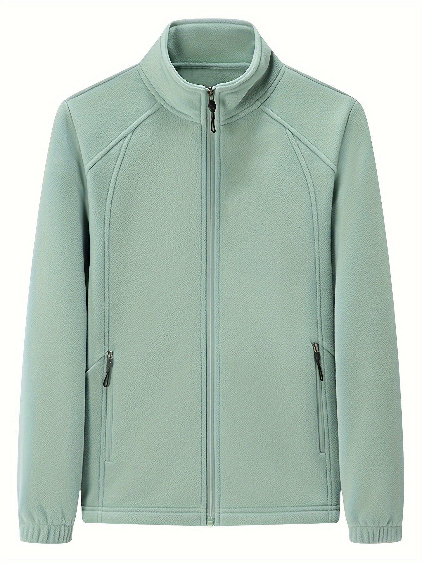 Loes | Cozy Solid-Colored Outdoor Jacket with High Collar