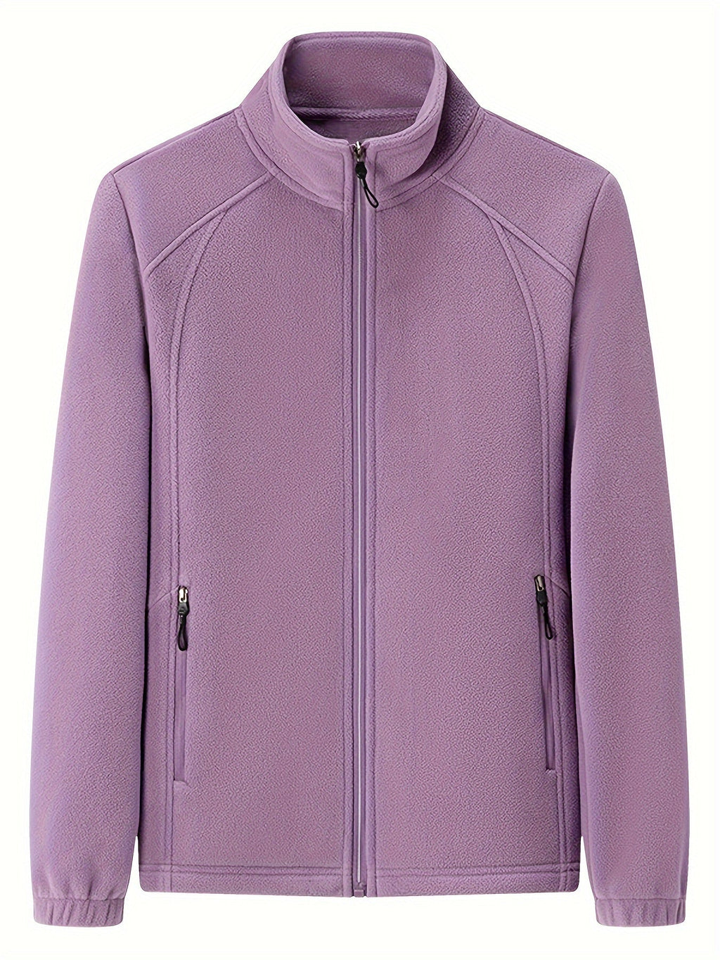 Loes | Cozy Solid-Colored Outdoor Jacket with High Collar
