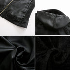 Loes | Chic Suede Leather Jacket for Women