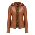 Loes | Chic Suede Leather Jacket for Women
