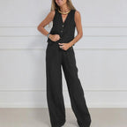 Loïs | Chic Relaxed Ensemble (Cardigan & Trousers)